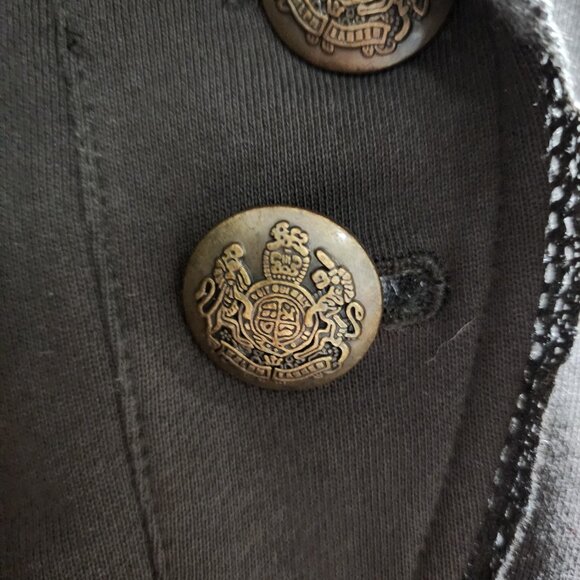 Colonel Jacket - Dressy boho knit/velvet blazer - Picture 5 of 7